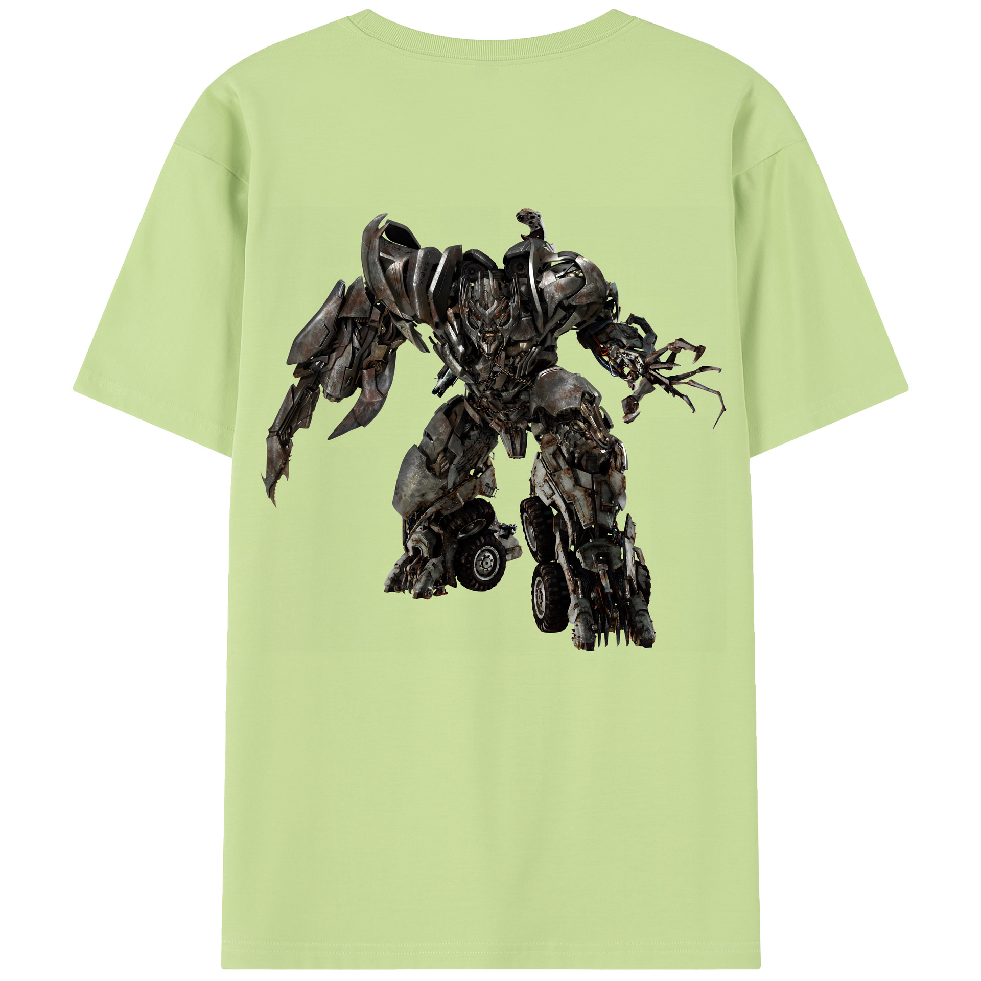 （画像用） Transformers トランスフォーマー 綿100％半袖Tシャツ（背面プリント）